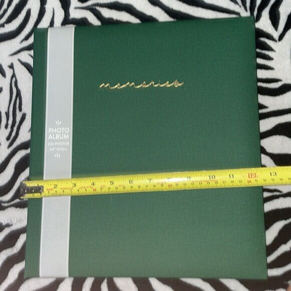 New eccolo green x large giant photo album pictures memories keepsake scrapbook - Picture 9 of 9
